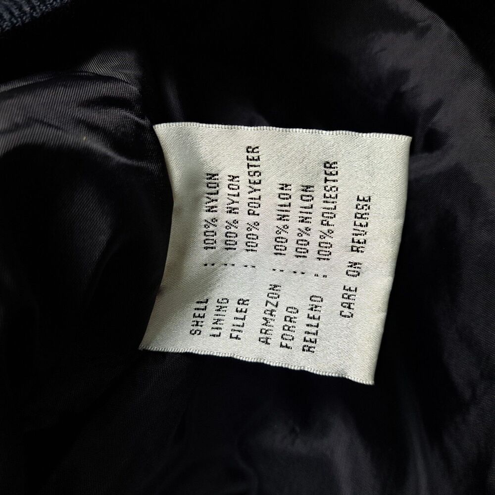 Vtg Boston Bruins G-III & Carl Banks Satin Bomber Jacket Mens L NHL Snap Up - Picture 12 of 16